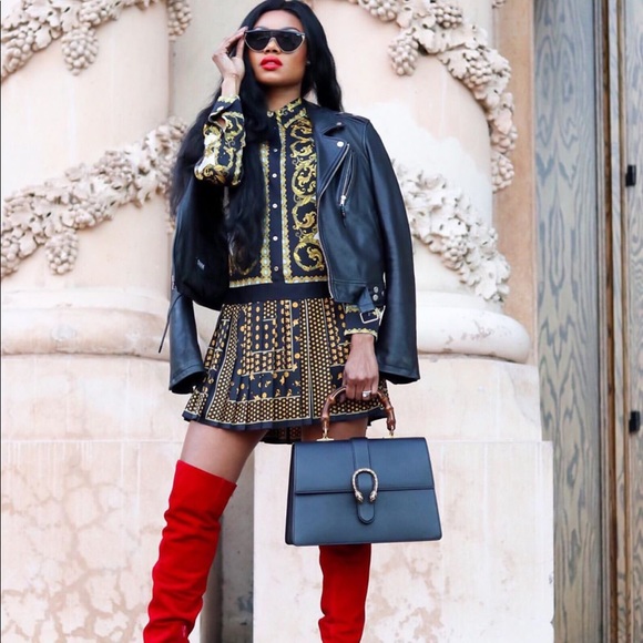 🎉Host Pick🎉BLOGGERS FAV Zara Patchwork Dress - Picture 5 of 8